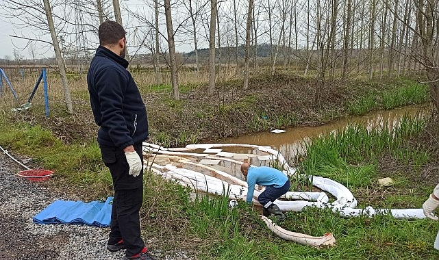 Boru hattındaki sızıntıya Büyükşehir’den hızlı müdahale