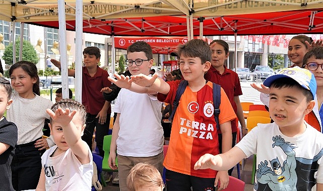 Keçiören’de 23 Nisan coşkusu erken başladı