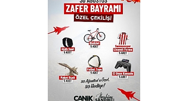Canik Belediyesi’nden 30 Ağustos’a Özel 30 Hediye