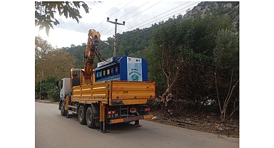 Kemer Belediyesi tarafından 2 mahalleye daha mobil atık getirme merkezi